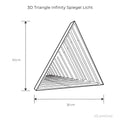 3D Triangle Infinity Spiegel Licht - Wandleuchte Wandleuchte