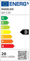 MGEELED LED Deckenleuchte Ø30CM 20W 2400LM Deckenlampe 3Farben 3000K/4000K/6500K Badezimmer lampe Küchenlampe IP44 Wasserfest Simple Modern Rund Ultra Dünn für Küche Keller Flur