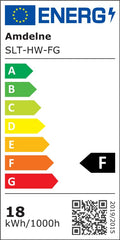Amdelne RGB Stehlampe Wohnzimmer Dimmbar, Led Stehleuchte Modern mit Musik Sync, Fernbedienung/App Control, Standleuchte Farbwechsel, Floor Lamp für Kinderzimmer Spiel Schlafzimmer, aus Stoff Weiß