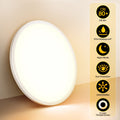 Aisutha LED Deckenleuchte, 24W 2800LM Deckenlampe Flach Dimmbar mit Fernbedienung, 3000K-6500K, IP54 Ultra Dünn Schlafzimmer Lampe für Wohnzimmer Kinderzimmer Küche Badezimmer