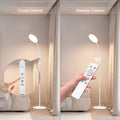 Mojimdo Stehlampe 20000 Lux Tageslichtlampe - Flexible, dimmbare LED Lichttherapielampe mit 5 Farben, 10 Helligkeitsstufen und Timer - Ideal für Schlafzimmer, Wohnzimmer und Büro - Weiß