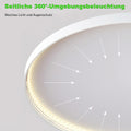 MGEELED LED Deckenleuchte Ø30CM 20W 2400LM Deckenlampe 3Farben 3000K/4000K/6500K Badezimmer lampe Küchenlampe IP44 Wasserfest Simple Modern Rund Ultra Dünn für Küche Keller Flur
