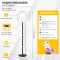 Licmic Solar Stehlampe Outdoor Stehlampe mit Lichtsensor,Dimmbar Warmweiß und RGB Stehlampe Kabellos stehleuchte Aufladbar Akku Stehlampe Wasserdicht LED Stehlampe Außen für Terrassen、Garten.