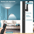 42W Stehlampe Wohnzimmer, 4200LM LED Deckenfluter mit Leselampe 2700K-6500K Stufenloses Dimmen , Fernbedienung und Touch-Steuerung, Moderne Dimmbar Standleuchte für Wohnzimmer Schlafzimmer Büro