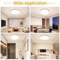 NIBSHOOM Deckenlampe LED Deckenleuchte Rund Flach 4000K,18W/1800LM/IP44 Wasserfest Ultradünn Badezimmer Lampe Decke, Modern Schlicht deckenlampen für Schlafzimmer Wohnzimmer Flur Küche Büro,220*17mm