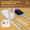 6000mAh Akku Tischlampe Kabellos, 3 Farben+Dimmbar Schreibtischlampe Kinder, Faltbar+Tragbar Led Tischlampe Akku Lampe, Nachttischlampe Touch Lampe mit Timer, Leselampe Kinder, Campinglampe Aufladbar