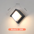 Lumaglow - Außenwandleuchte Model D 30W / Weiß 6000K Bewegungssensor