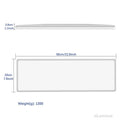 Epicflare LED Deckenleuchte 58x20x2.8 cm IP44 LED Panel mit Fernbedienung 2700K - 6500K Led Deckenleuchte Flach