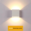 Hydroprotect - Wasserfeste Wandleuchten Weiß / Warmesweiß 6W Außenwandleuchte