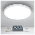 JONMONSM Led Deckenleuchte Flach 25W IP54 Wasserfest Ø30cm 2000LM 6500k Rund Lamp Deckenlampen für Badezimmer
