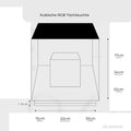 Kubische Rgb Tischleuchte - Modernes Design Mit Farbwechsel Tischlampe