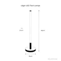 Léger Led Tischlampe - Moderne Eleganz
