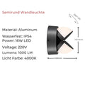 Lumapath - Solar Led Gartenweg Beleuchtung Rund / Warmweiß Außenwandleuchte