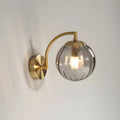 Lumicrystal - Moderne Glaswandleuchte Mit Led Rauchgrau Wandleuchte