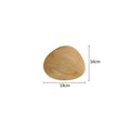 Luxeradiant - Nordische Holz-Wandleuchte Muschelform D19Cm / Warmweiß Wandleuchte