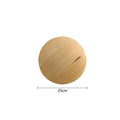 Luxeradiant - Nordische Holz-Wandleuchte Rund 25Cm / Warmweiß Wandleuchte
