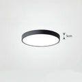 Luxus Deckenleuchte ChromaCraft Schwarz / 23cm / Kaltweiß deckenlampe