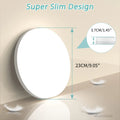 MGEELED Deckenlampe LED Deckenleuchte 36W 4000K 4300LM Neutralweiß Rund Badezimmer Lampe IP44 Wasserfest Modern Panel