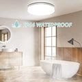 MGEELED Deckenlampe LED Deckenleuchte 36W 4000K 4300LM Neutralweiß Rund Badezimmer Lampe IP44 Wasserfest Modern Panel
