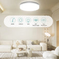 MGEELED Deckenlampe LED Deckenleuchte 36W 4000K 4300LM Neutralweiß Rund Badezimmer Lampe IP44 Wasserfest Modern Panel