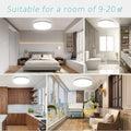 MGEELED Deckenlampe LED Deckenleuchte 36W 4000K 4300LM Neutralweiß Rund Badezimmer Lampe IP44 Wasserfest Modern Panel