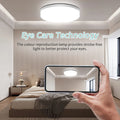 MGEELED Deckenlampe LED Deckenleuchte 36W 4000K 4300LM Neutralweiß Rund Badezimmer Lampe IP44 Wasserfest Modern Panel
