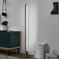 Minimalist Led Stehlampe - Modernes Warmes Ambiente Schwarz Stehlampe