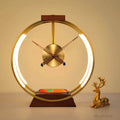 Minimalistische Led-Tischuhrlampe Mit Kabelloser Ladefunktion Tischlampe