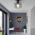 Moderne Nordische Schwarze Deckenleuchte Aus Schmiedeeisen Deckenlampe