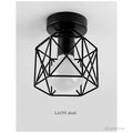 Moderne Nordische Schwarze Deckenleuchte Aus Schmiedeeisen Deckenlampe