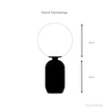 Mond Tischlampe