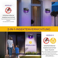 Mosquitostop - Elektrische Insektenfalle Außenwandleuchte