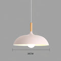 Nordicoak - Deckenleuchte Aus Nordischem Eichenholz Rosa / Warmer Witz Durchmesser 35 Cm X Höhe 23