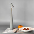 Nordische Minimalistische Led-Tischlampe | Kabellos Dimmbar Leselampe Esszimmerbeleuchtung Silber /