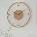 Nordische Stille Wanduhr Aus Echtem Holz Wanduhr