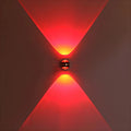 Prismbeam - Led- Aus Kristall Wandleuchte Rot Wandleuchte