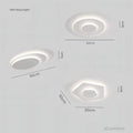 Quinn - Modern Nordisch Runde Led Deckenleuchte Weiß Deckenlampe