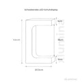 Schwebendes Led-Schuhdisplay - Minimalistische Tischlampe
