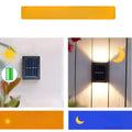 Solarbetriebene Außen-Terrassen-Wandleuchte Außenwandleuchte