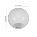 BESTOYARD Glaskugel Lampenschirm Runder Lampenschirm für Pendelleuchten Tischlampen und Stehlampen Stilvolles Design zu Installieren Vielseitig Einsetzbar