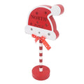Pilipane Weihnachten Tischlampe LED Weihnachtsfest ative Tischlampe Batteriebedienete Nordpol -Schild Nachtlicht für Nachtkamin -Party -ationen