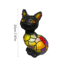 Ruwshuuk Kunststoff Tischlampe | Kunstharz LED Nachttischlampe | Handgefertigte Vintage Skulptur Beleuchtung Für Wohnzimmer Schlafzimmer Schreibtisch Kinderzimmer Büro
