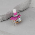 Create idea Potentiometer, 2-polig, 29 mm, verstellbar, B500 K, zum Dimmen von Tischlampen, 4 Stück