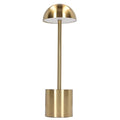 Pilipane Schnurlose Tischlampe 2000mah wiederaufladbare LED 3 Farbdimmen USB -Schreibtischlampe für Wohnzimmer Restaurant (Gold)