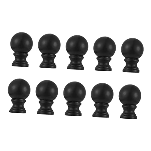 10pcs Tischlampe Finial Lighting Accessoires Kunststoff dekorative Köpfe für Schreibtisch- und Stehlampen langlebig Nicht deformierbares