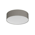 B.K.Licht - Deckenlampe mit Lampenschirm aus Stoff, Taupe, E27 Fassung, max. 40 Watt, 300mm, Deckenleuchte, Lampe, Wohnzimmerlampe, Schlafzimmerlampe, Küchenlampe, Deckenbeleuchtung, 30x10cm