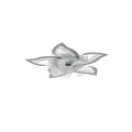 Wildcat Deckenventilator mit Beleuchtung, Modern LED Dimmbar Deckenleuchte mit Ventilator und Fernbedienung Leise, Kreativer 5 Lichter Design Deckenventilator für Schlafzimmer Küche Esszimmer