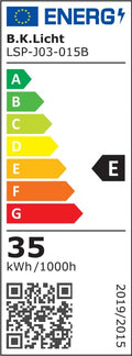 B.K.Licht - LED Deckenlampe mit warmweißer Lichtfarbe, geschwungenes Design, 35 Watt, 4600 Lumen, LED Deckenleuchte, Lampe, Wohnzimmerlampe, Schlafzimmerlampe, Küchenlampe, 39x39,5x14,5 cm, Schwarz