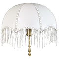 Vintage Dome Lampenschatten mit Quasten, 7, 87x7.48 mit überbissenem Rand -Ersatzschatten für E27 -Tischlampen, antiker Lichtschatten für Heimdekoration