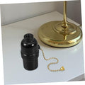 E27 -Kettenlampenhalter mit Zubehör Boden- Tischlampen langlebiger Kunststoffmaterial -Zugschalter Funktionalität für Zuhause und Büro geeignet